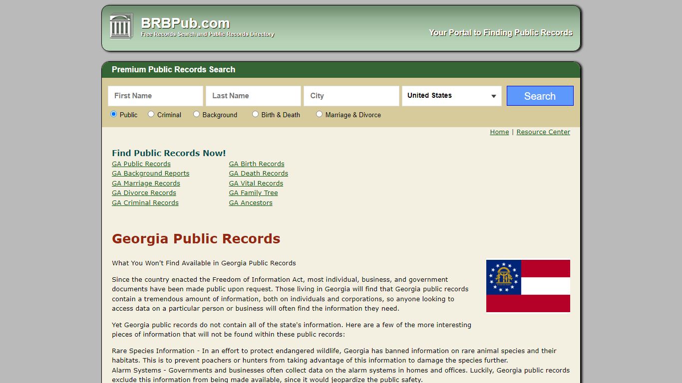 Free Georgia Public Records | Search Criminal and Civil Court Records ...